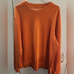 Cutter & Buck Mens Large Orange Sweatshirt